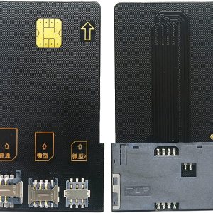 4 en 1 adaptador de tarjeta SIM de tarjeta inteligente para tarjeta IC, tarjeta SIM con 2FF 3FF 4FF Mini Micro Nano tamaño 4 en 1 adaptador de tarjeta SIM de tarjeta inteligente para tarjeta IC, tarjeta SIM con 2FF 3FF 4FF Mini Micro Nano tamaño