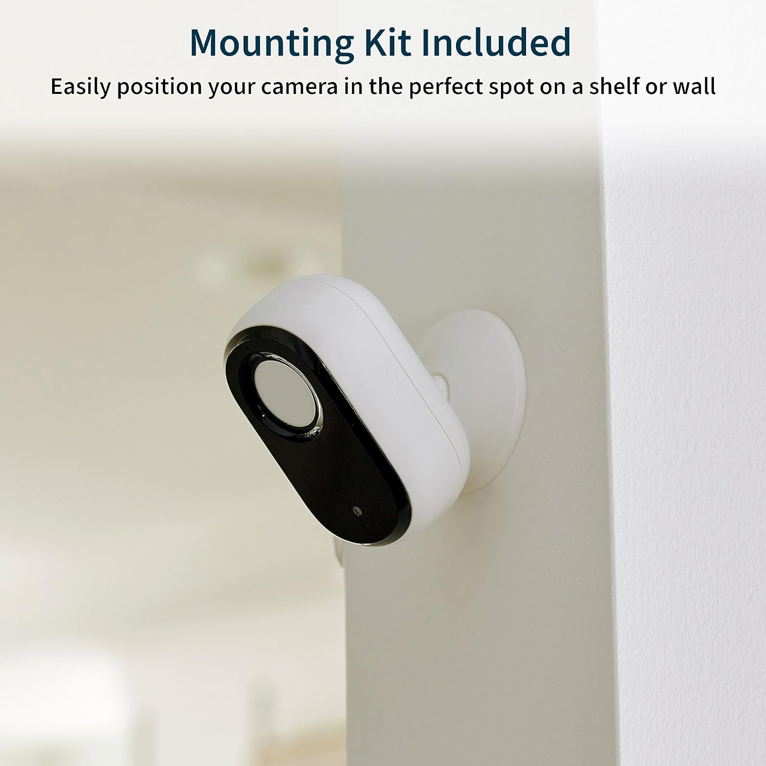 Arlo Essential – Cámara de seguridad 2K para interiores (2. generación), paquete de 2, seguridad para el hogar, monitor de bebé, color blanco,