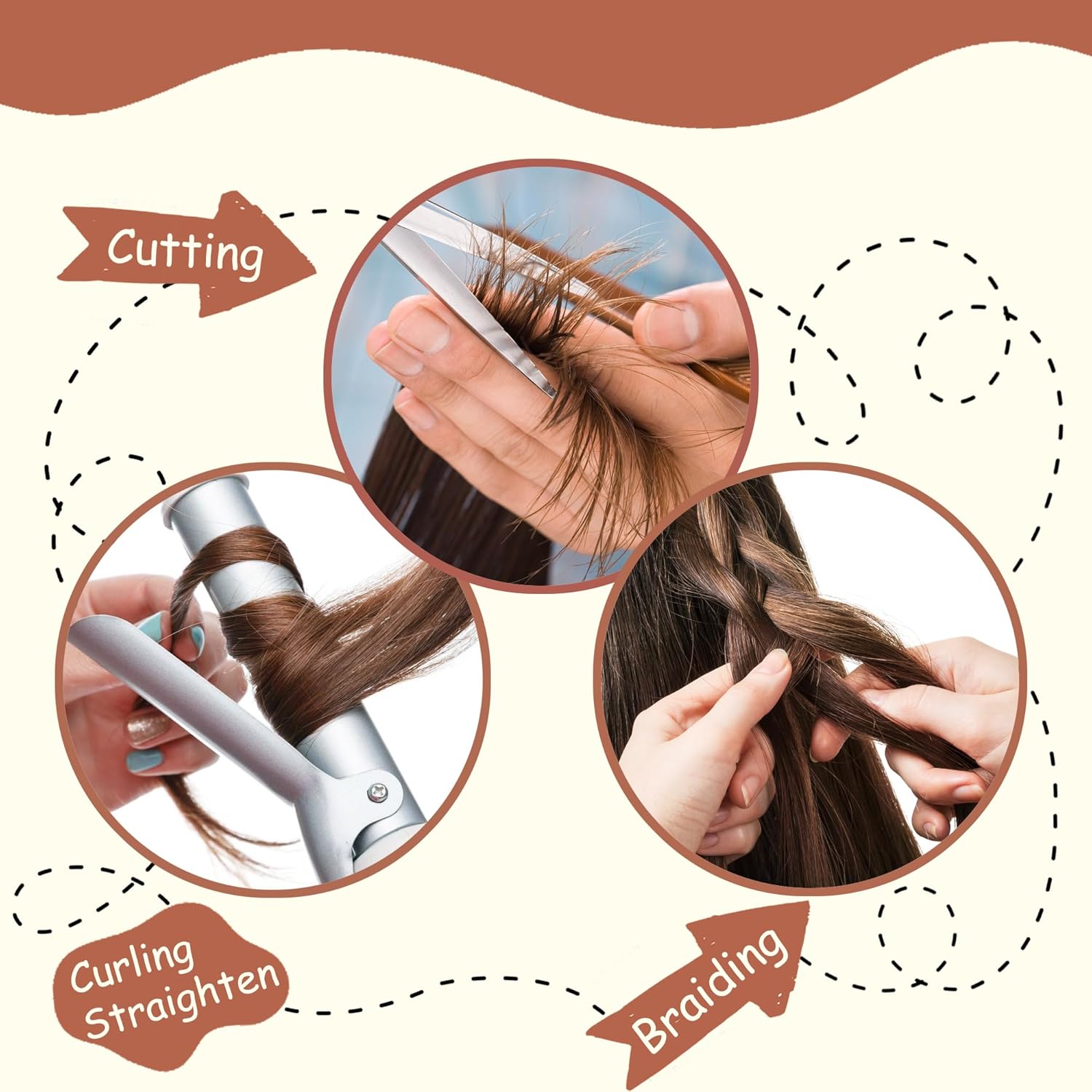 Cabeza de maniquí con cabello humano, cabeza de maniquí de cosmetología de 20 a 22 pulgadas con cabello humano 100% real para trenzar, práctica de