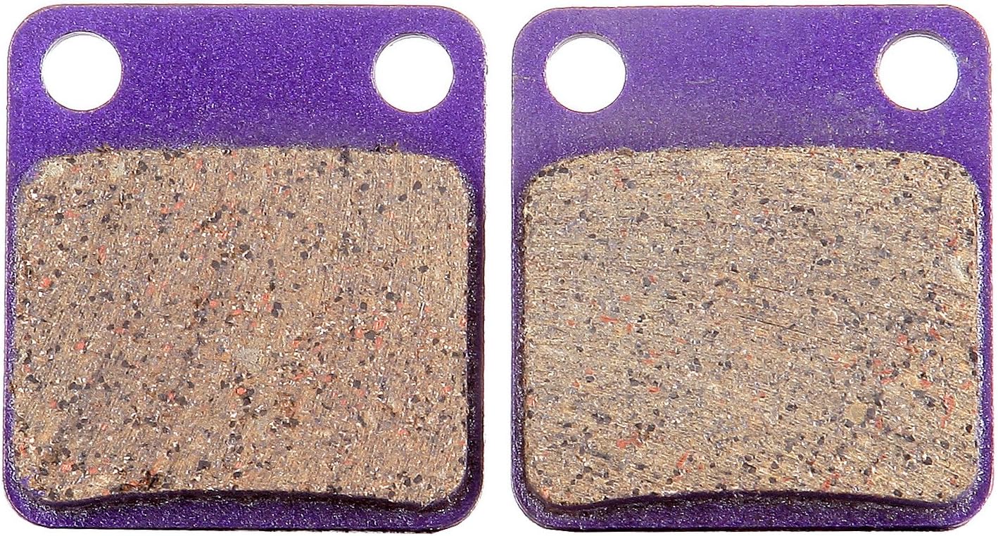 OCPTY Pastillas de freno de fibra de carbono para Yamaha Grizzly 350 YFM350FGI 4×4 IRSYFM350G, 2007 08 2009 para Yamaha Big Bear 250 YFM250B