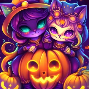 Afusvoe Kit de pintura de diamante de calabaza de Acción de Gracias de otoño para adultos principiantes, muñeca de oreja de gato, kit de arte de Afusvoe Kit de pintura de diamante de calabaza de Acción de Gracias de otoño para adultos principiantes, muñeca de oreja de gato, kit de arte de