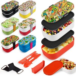 HÄMTMAT Lonchera Bento para adultos, contenedores japoneses para adultos, juego de lonchera para preparación de comidas, lindo recipiente apilable, HÄMTMAT Lonchera Bento para adultos, contenedores japoneses para adultos, juego de lonchera para preparación de comidas, lindo recipiente apilable,