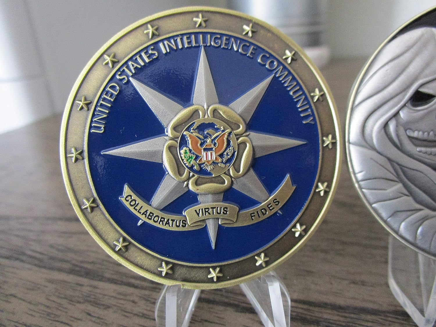 Inteligencia de los Estados Unidos Comunidad Reaper IC Intel SIGINT Challenge Coin