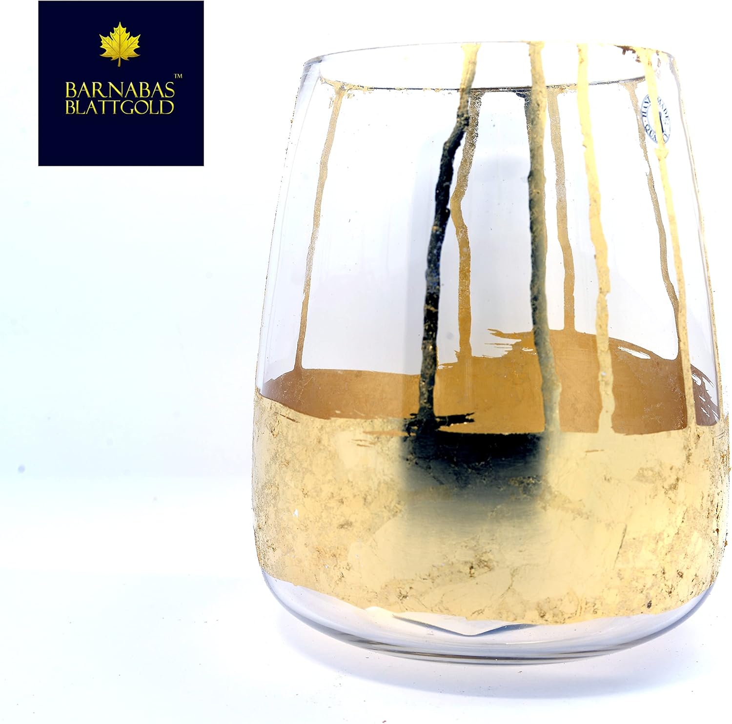 Escamas de Schabin de imitación de hoja de oro, copos de oro para manualidades, arte y decoración del hogar, fácil de aplicar y de larga duración
