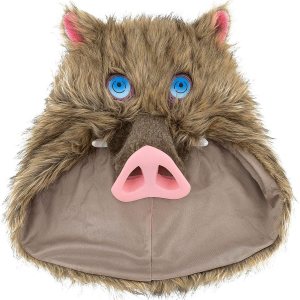 Hashibira Inosuke – Máscara de cosplay de Hashibira Inosuke, delantal, pantalones, traje, disfraz de cosplay Hashibira Inosuke – Máscara de cosplay de Hashibira Inosuke, delantal, pantalones, traje, disfraz de cosplay