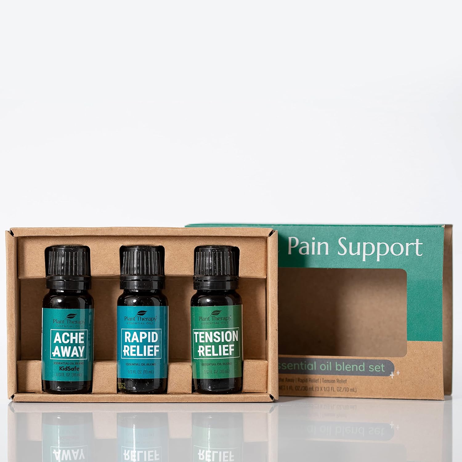 Plant Therapy Juego de mezcla de aceites esenciales para apoyar el dolor, 0.3 fl oz (13 oz) cada una de las mezclas de aceites esenciales para