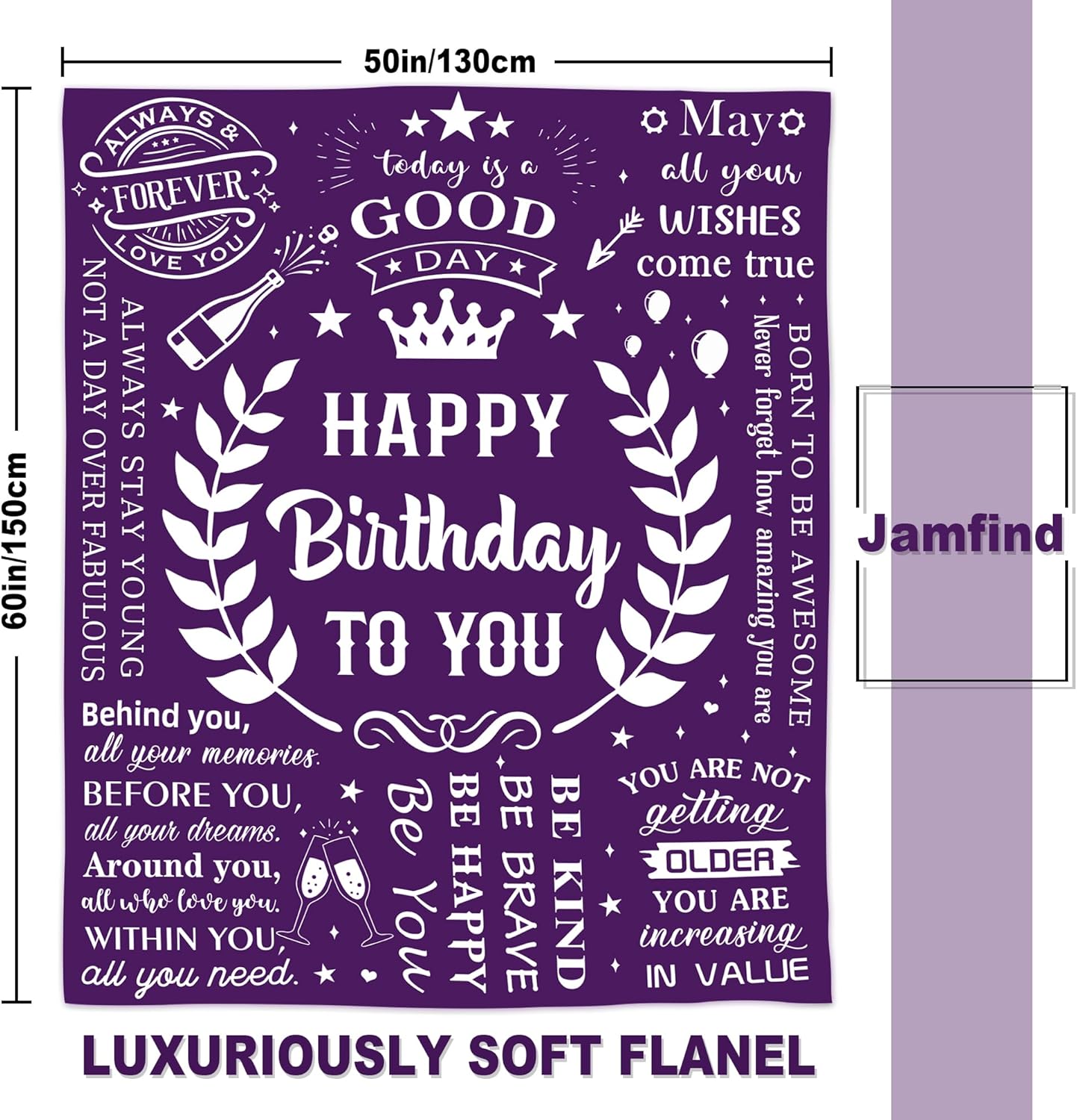 Regalos de cumpleaños para mujeres, regalos de cumpleaños para mamá, hermana, esposa, regalos de feliz cumpleaños para mujeres, manta de amistad de