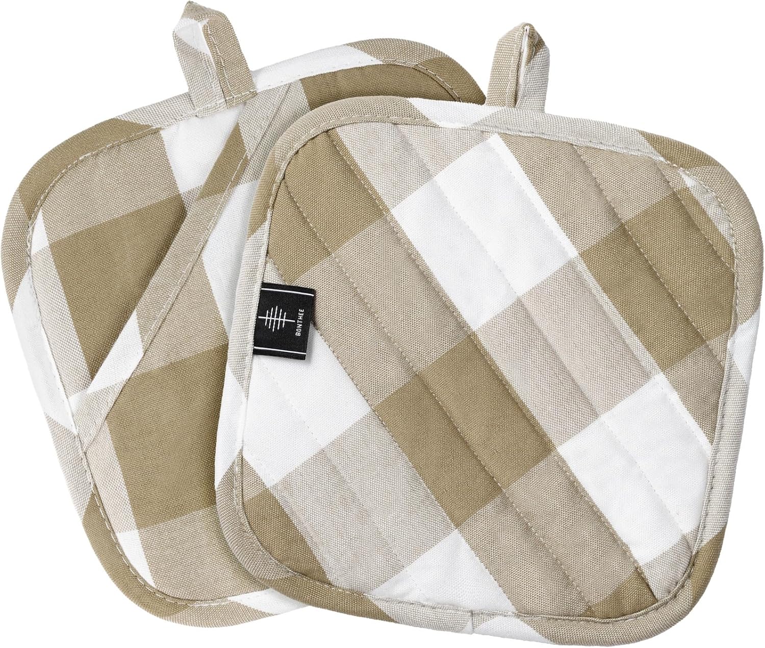 Soportes para ollas para cocina, resistentes al calor, almohadillas calientes para encimeras, soportes para ollas de horno, agarraderas de algodón