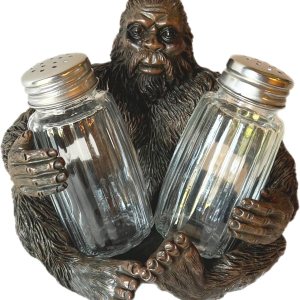 Bigfoot Sasquatch – Juego de salero y pimentero, decoración artística de montaña cabaña Bigfoot Sasquatch – Juego de salero y pimentero, decoración artística de montaña cabaña