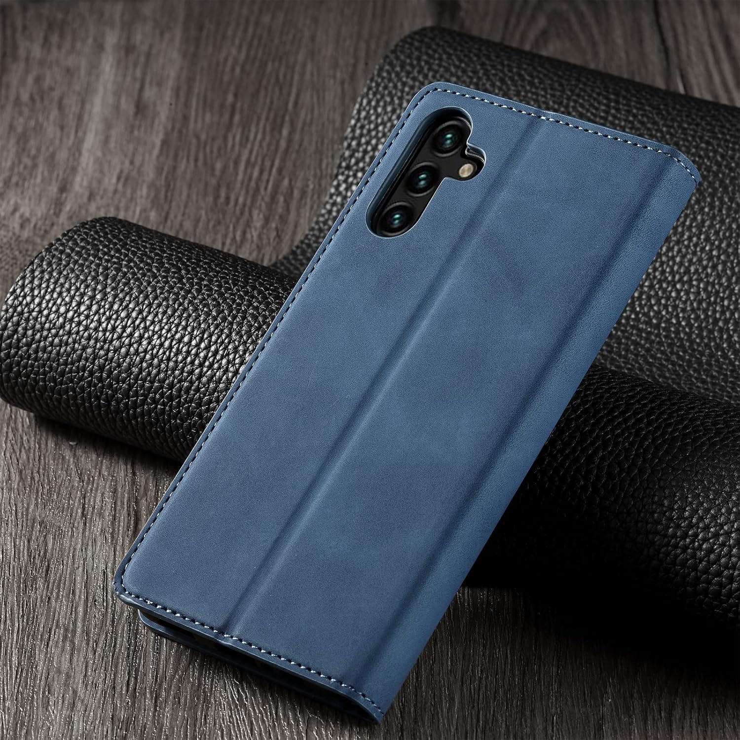 EYZUTAK Funda de cuero PU premium con tapa para Samsung Galaxy A54 5G, cierre magnético, funda protectora con función atril, ranura para tarjeta en