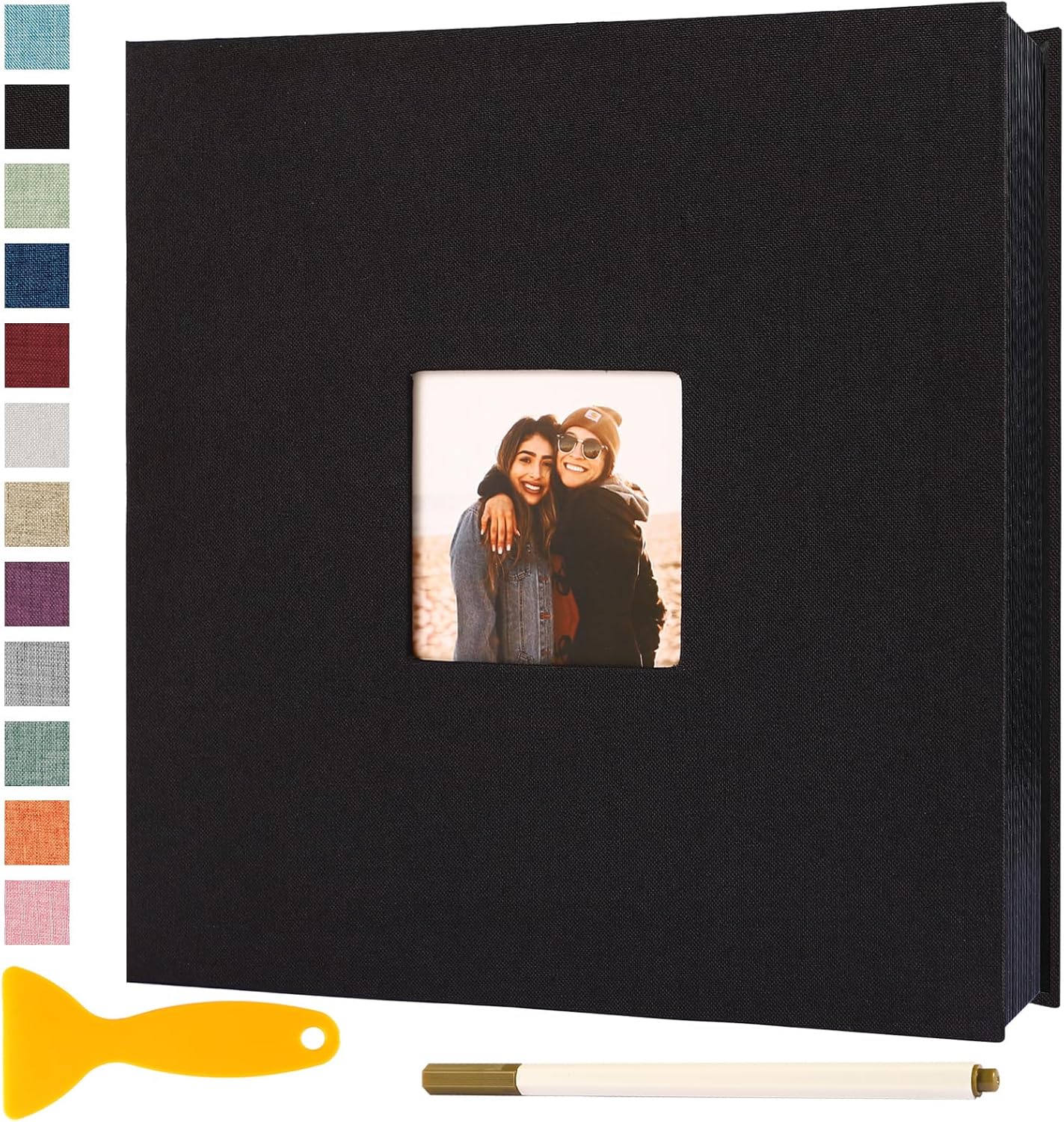 Álbum de fotos autoadhesivas, álbumes de recortes, álbumes de fotos magnéticos para fotos de 4 x 6, 5 x 7, 8 x 10 pulgadas, libros con páginas