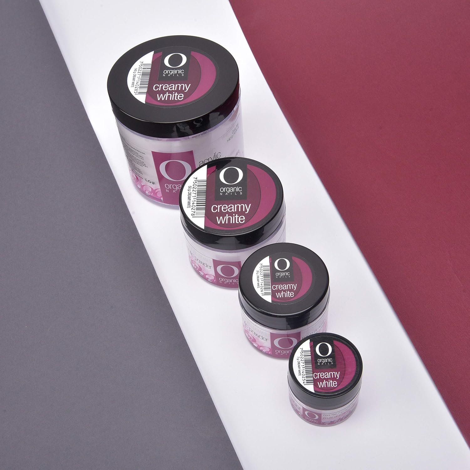 Organic Nails Polvo Acrílico CREMOSO BLANCO 0.99 oz.