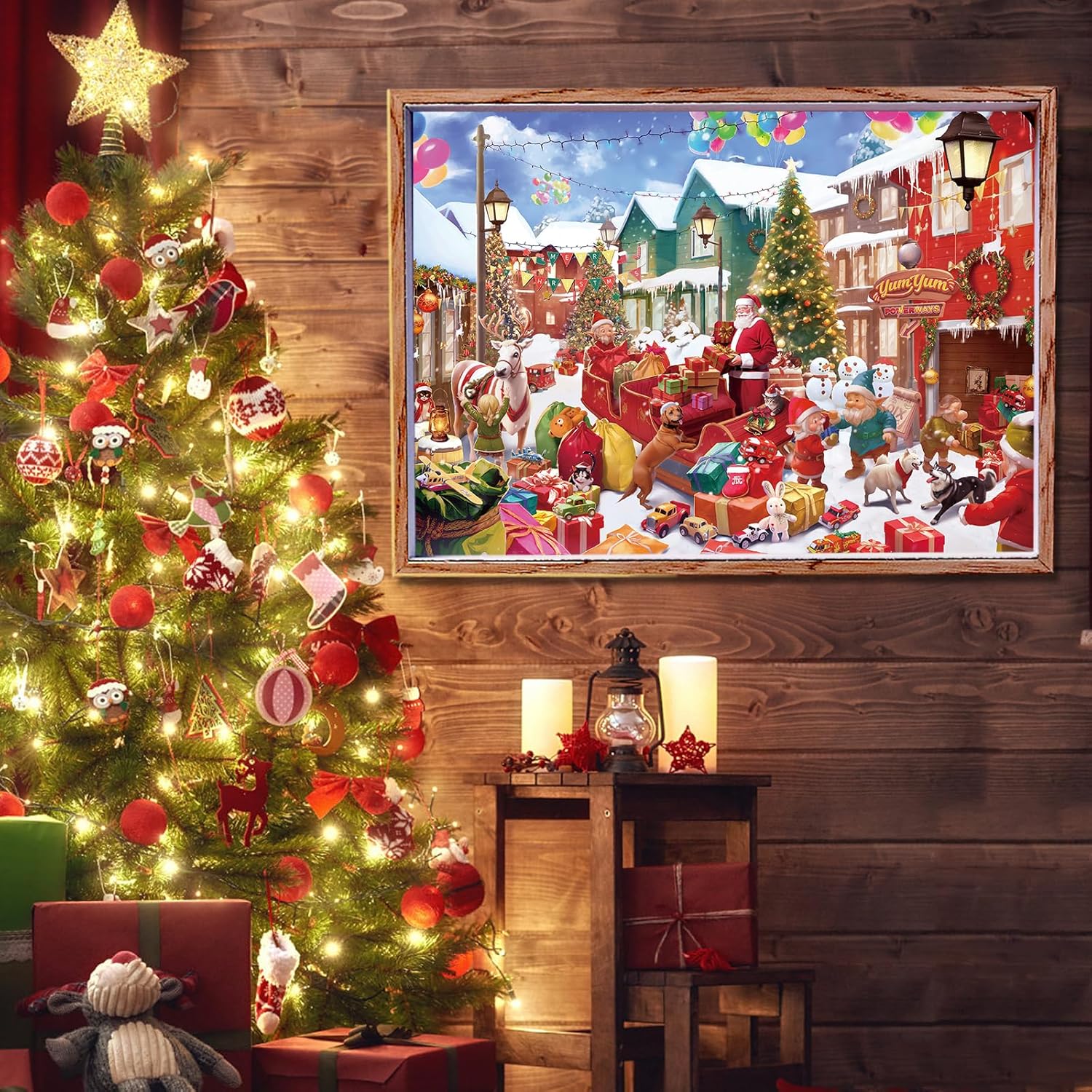Calendario de Adviento 2023, rompecabezas de Navidad para niños y adultos, calendarios de cuenta regresiva de 24 días para niños y niñas,