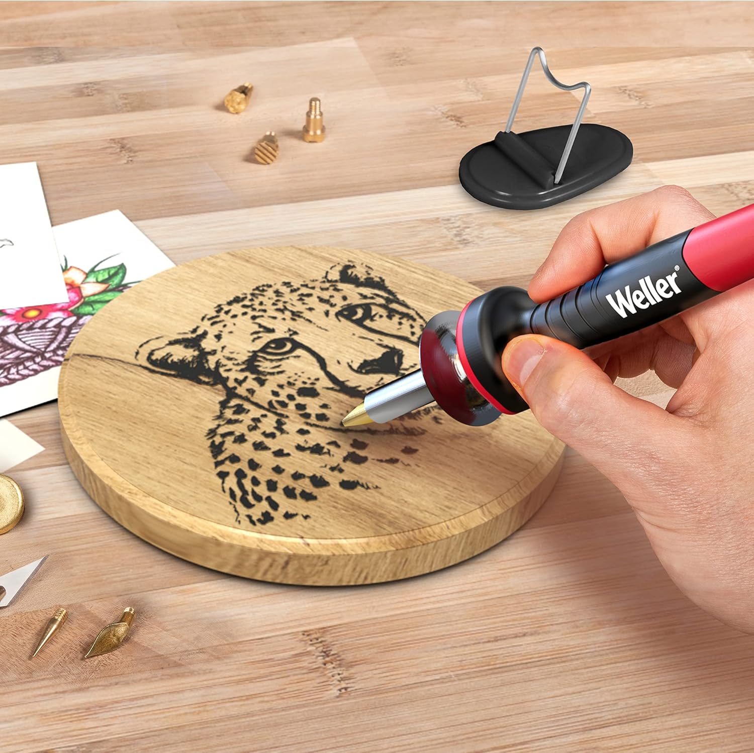 Weller Crea tu propio kit de proyecto de quema de madera, 28 piezas – WLPROWB128A