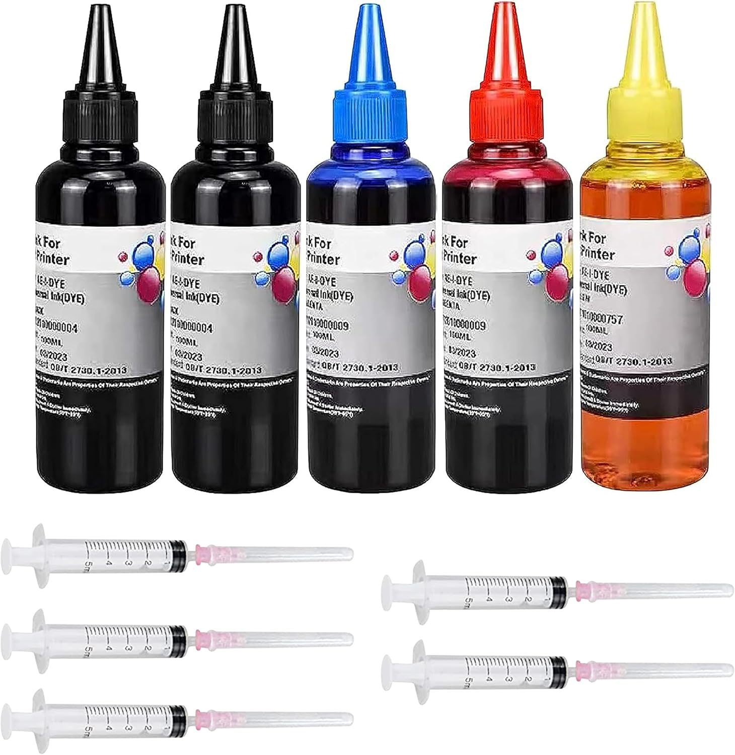 AYMSous Kit de recarga de tinta para Canon 250 251 270 271 280 281 1200 2200 PG240 CL241 PG245 CL246 PG210 cartucho de tinta recargable, sistema CIS