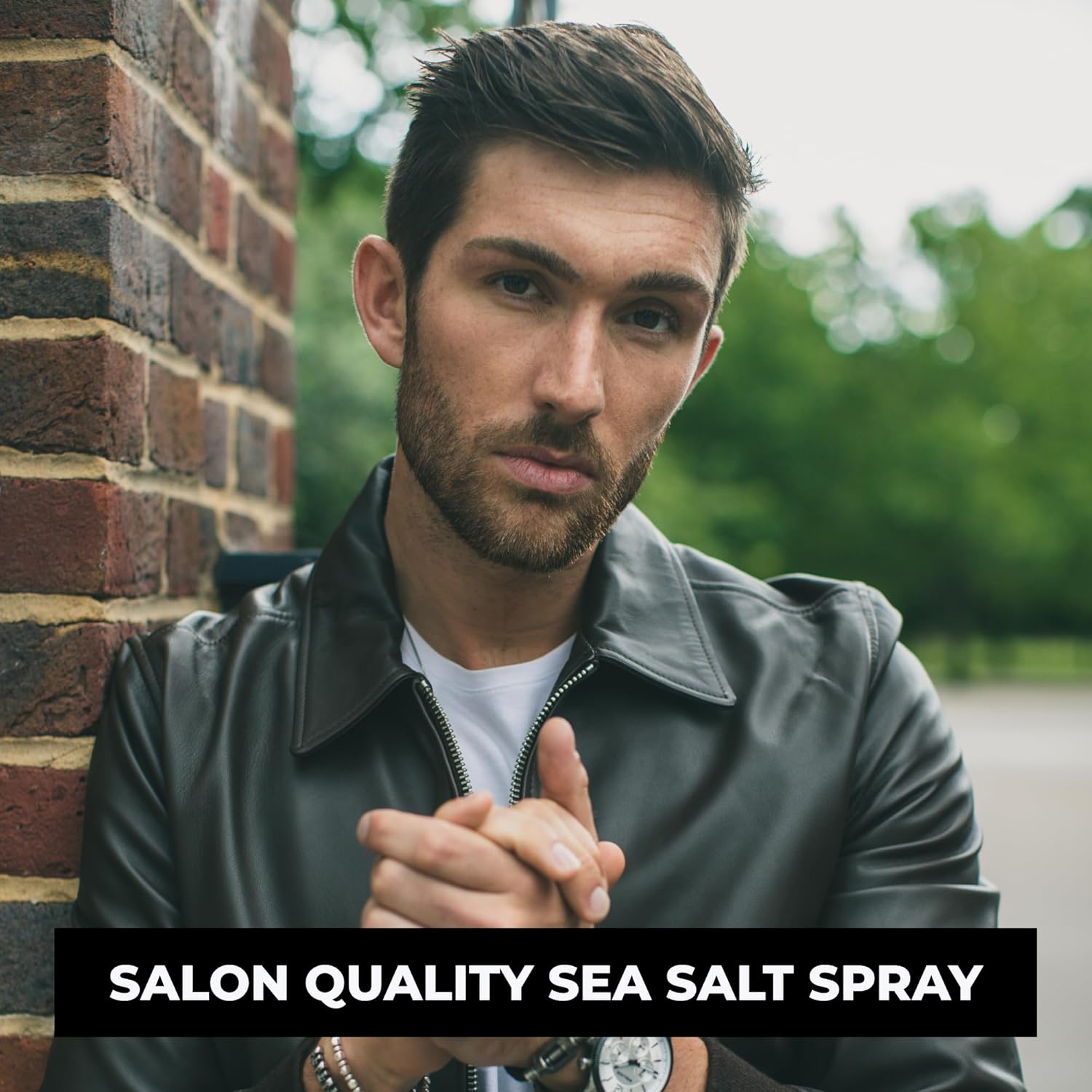 The London Grooming Company Agente de peinado del cabello, espray de sal marina para hombres, 2.0 onzas líquidas, sujeción firme, acabado mate,