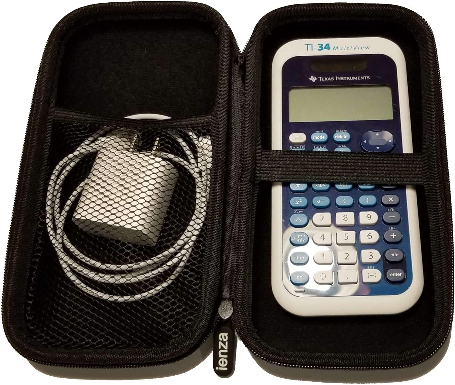 Funda rígida de viaje para Texas Instruments TI-84 Plus CE TI-83 Plus CE TI-84 Plus CE calculadora gráfica de color con bolsillo de malla adicional - Imagen 4