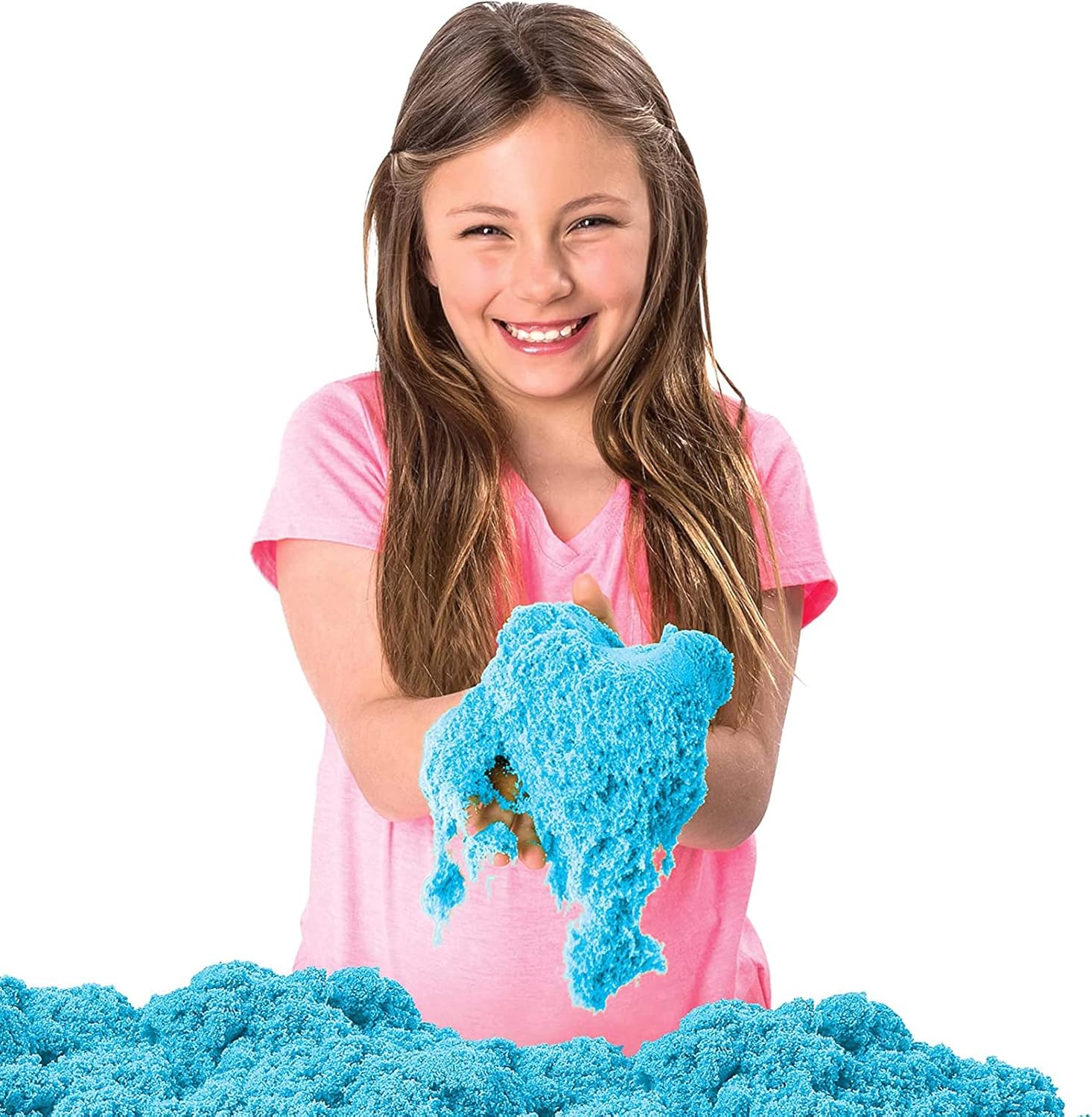 BEMYWJ Arena de juego para niños, la original arena sensorial moldeable, arena de potencia de 2.2 lbs, arena de algodón, moldea y creación de bolsa
