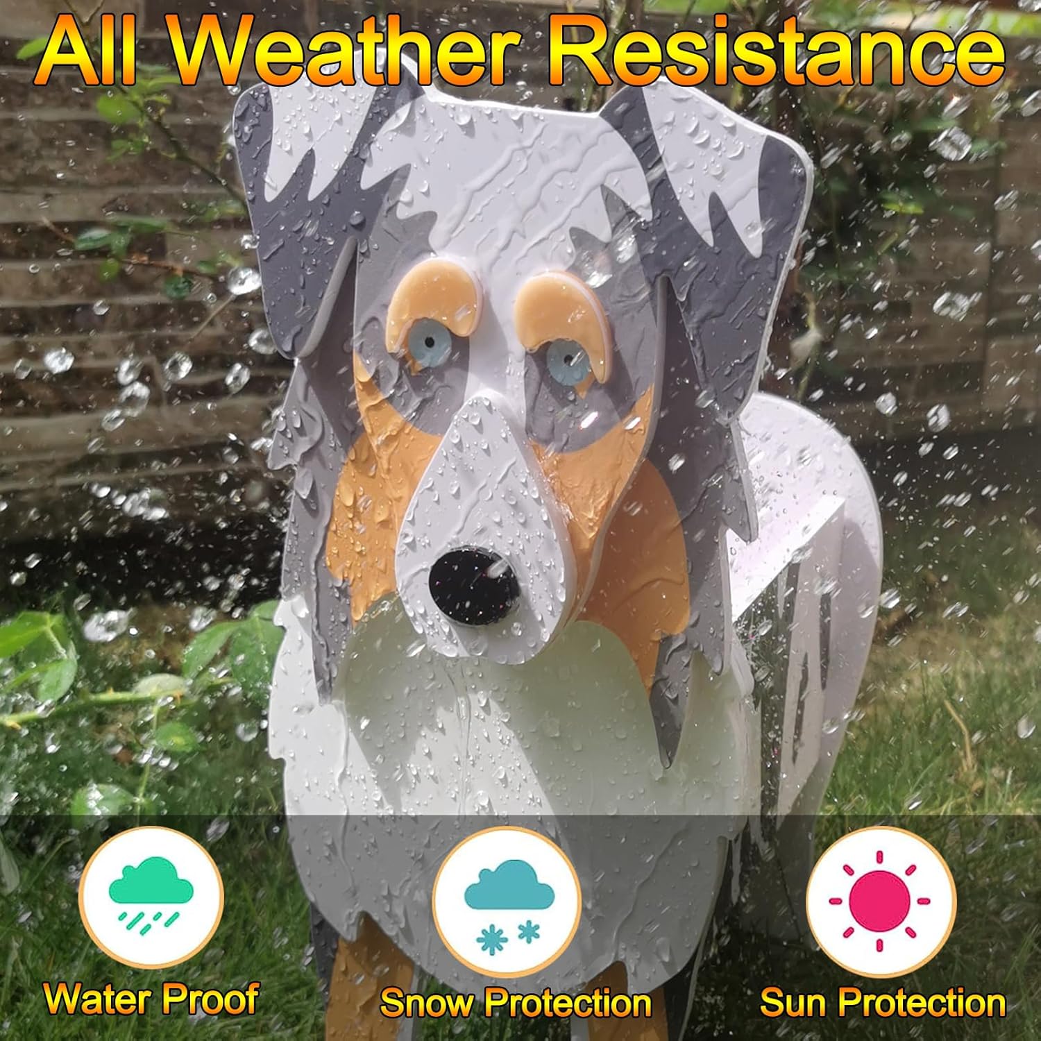 Soylroip Macetas para perros para plantas al aire libre, maceteros de animales, macetas para mascotas, regalos para amantes de las mascotas (A)