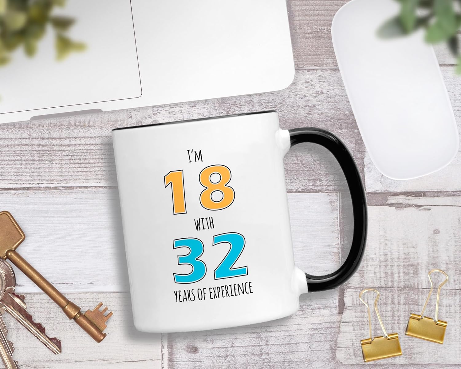 Regalos de 50 años para mujeres y hombres. Taza de cumpleaños 50 de 11 onzas. Idea de taza para esposa, esposo o amigo que cumple cincuenta años.