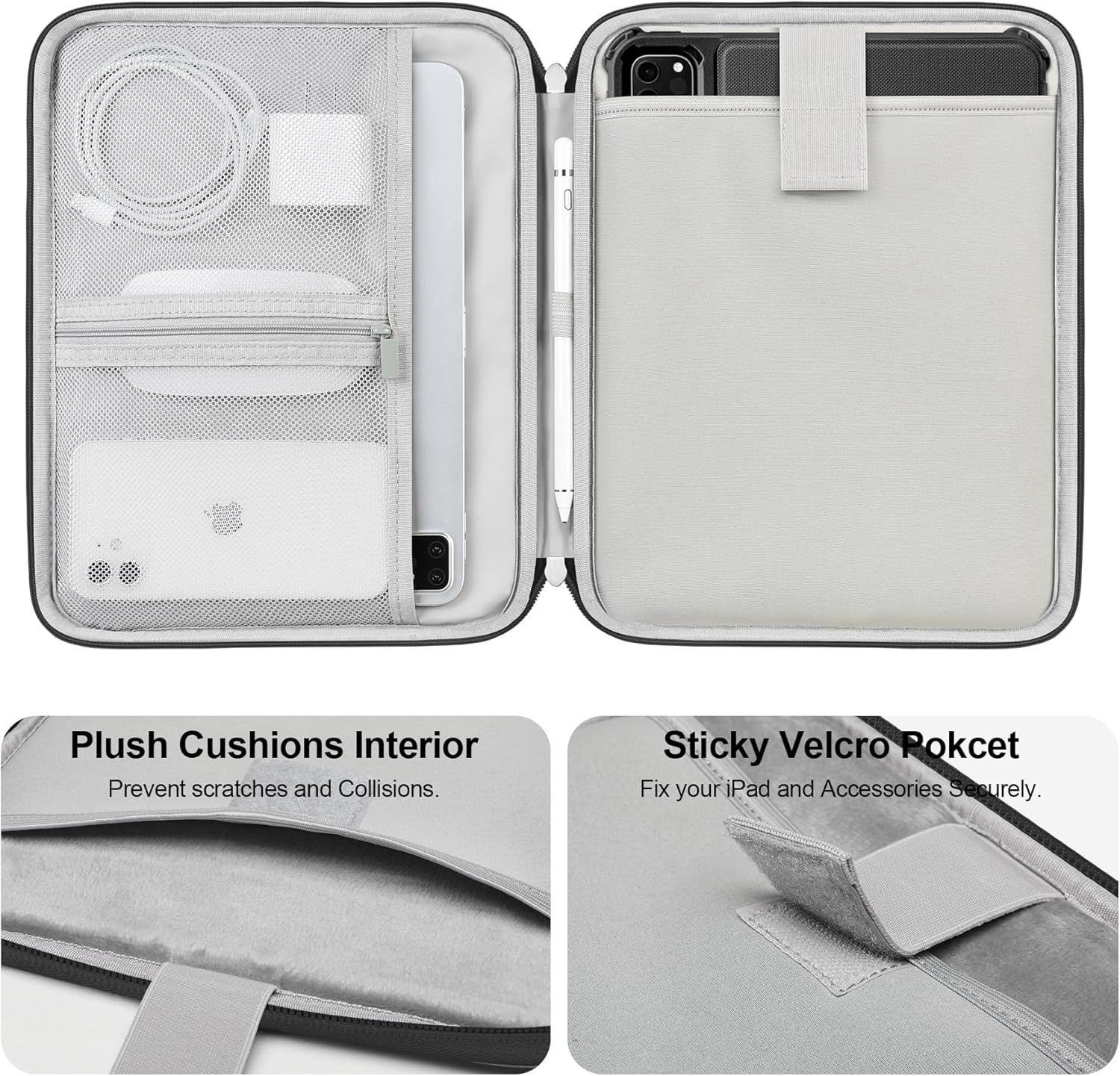 Lacdo Funda para tablet para iPad de 10.9 pulgadas, iPad Pro de 11 pulgadas, iPad de 10.2 pulgadas, iPad Air de 10.9 pulgadas, iPad Pro Air de 10.5