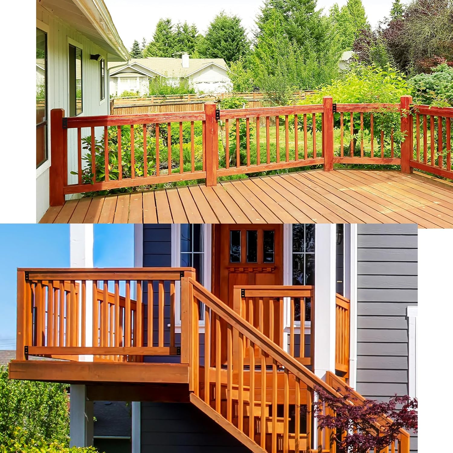 24 soportes de vinilo para vallas, acero al carbono resistente Q235 con recubrimiento en polvo negro para panel de cercado de vinilo para conexión