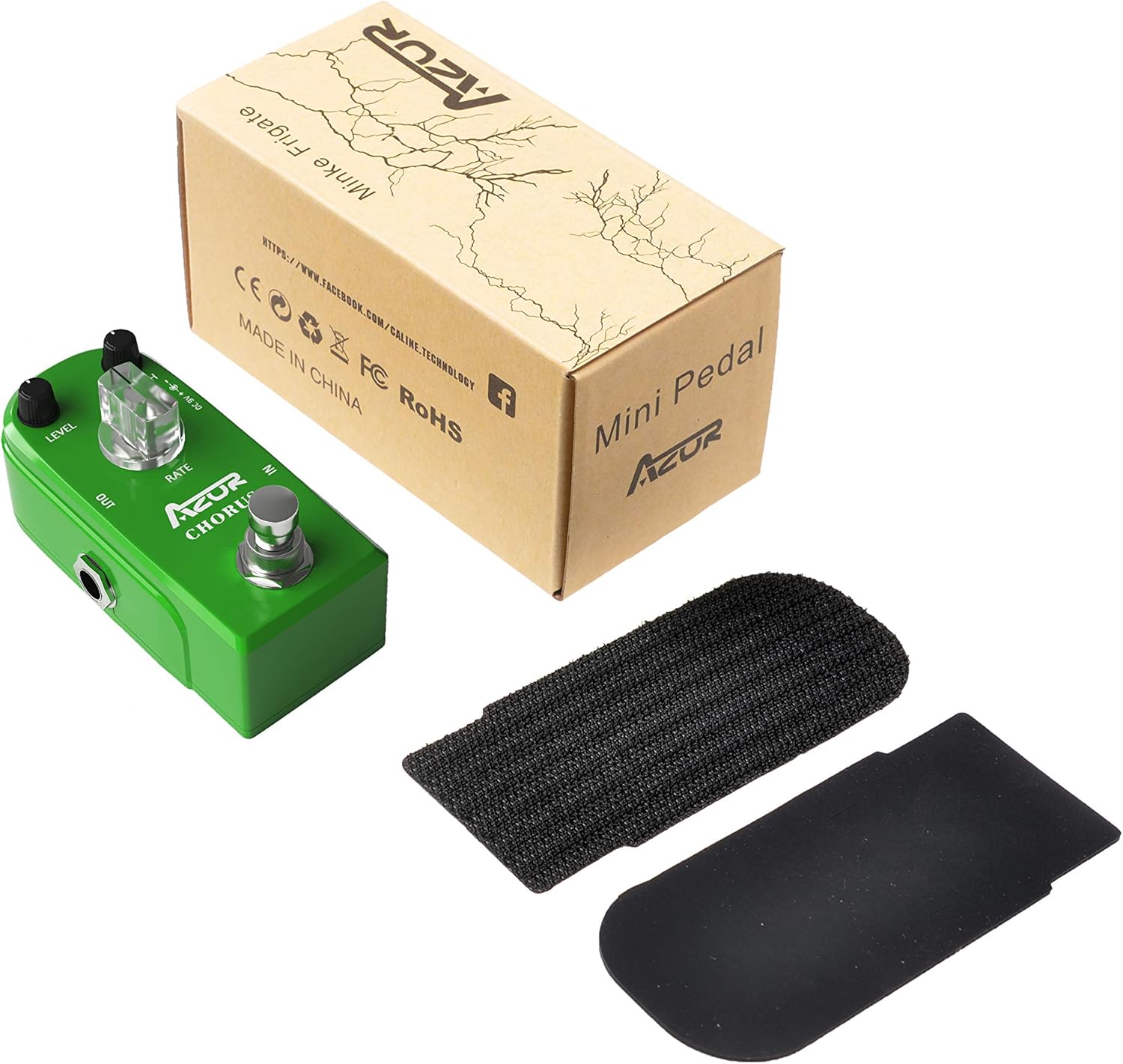 AZOR AP-309 – Pedal de coro, pedal de efectos de guitarra analógico puro con True Bypass