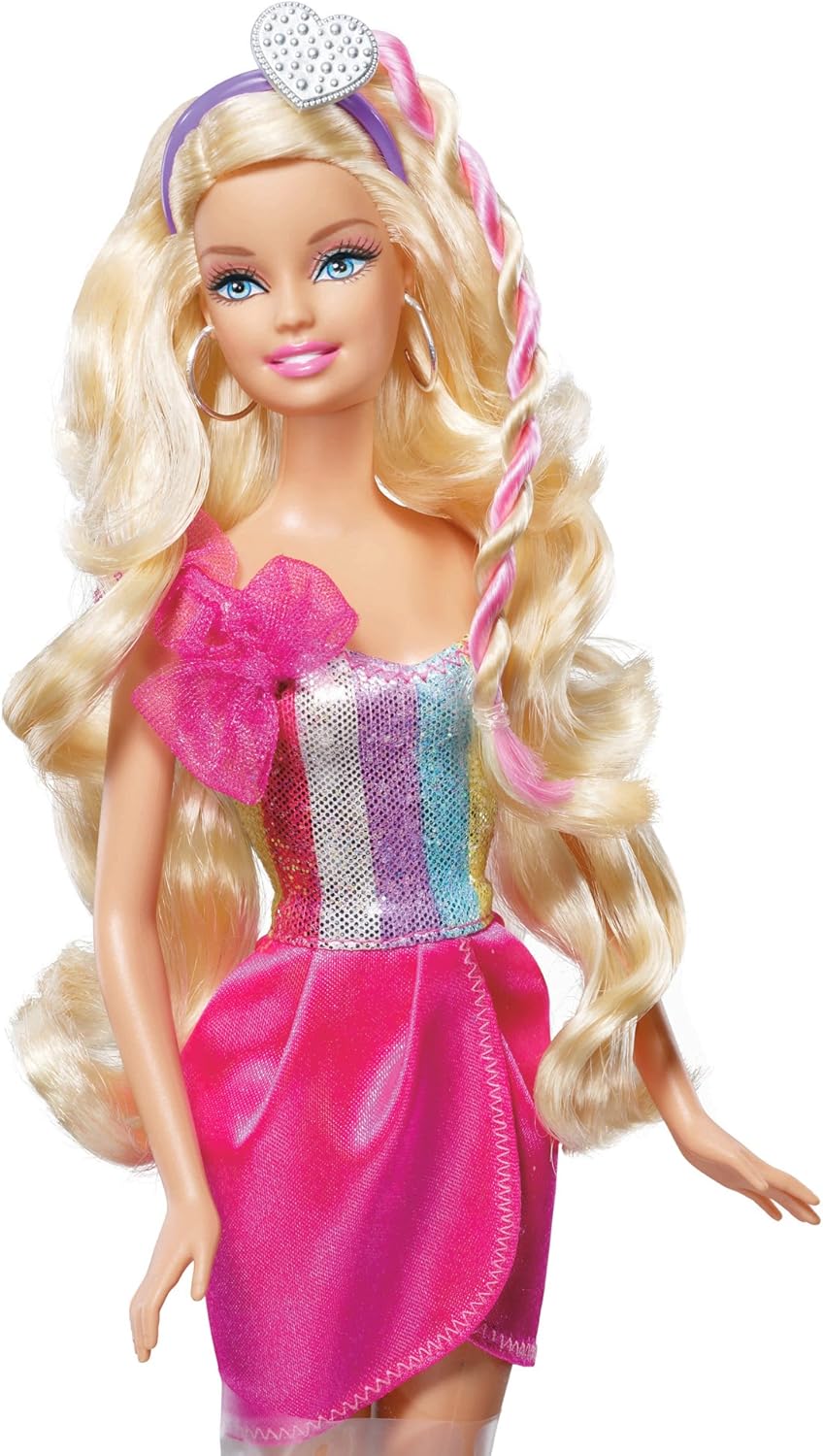Barbie Hairtastic – Muñeca rubia de corte y estilo