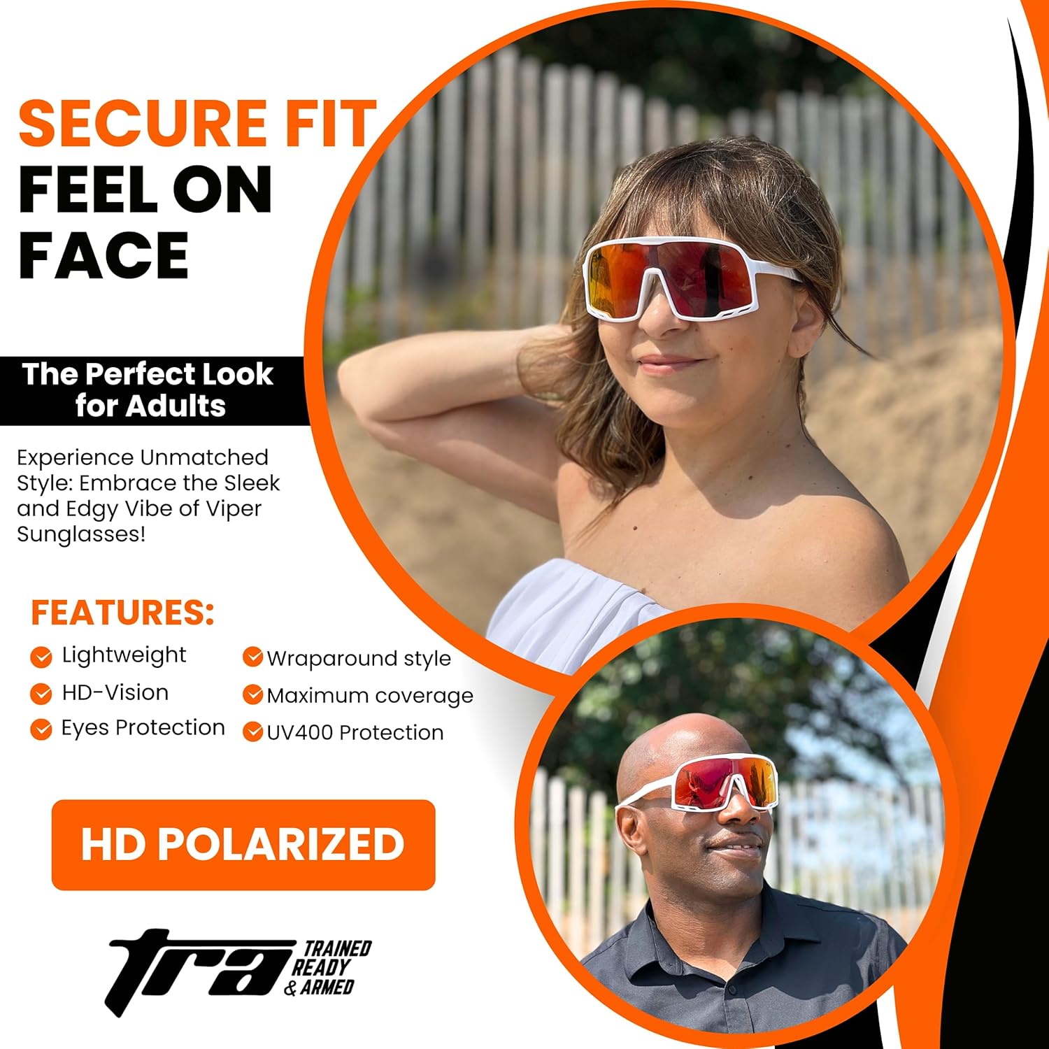 Gafas de sol de béisbol para adultos, UV400, gafas de sol geniales para correr, fútbol, ciclismo, gafas deportivas + funda