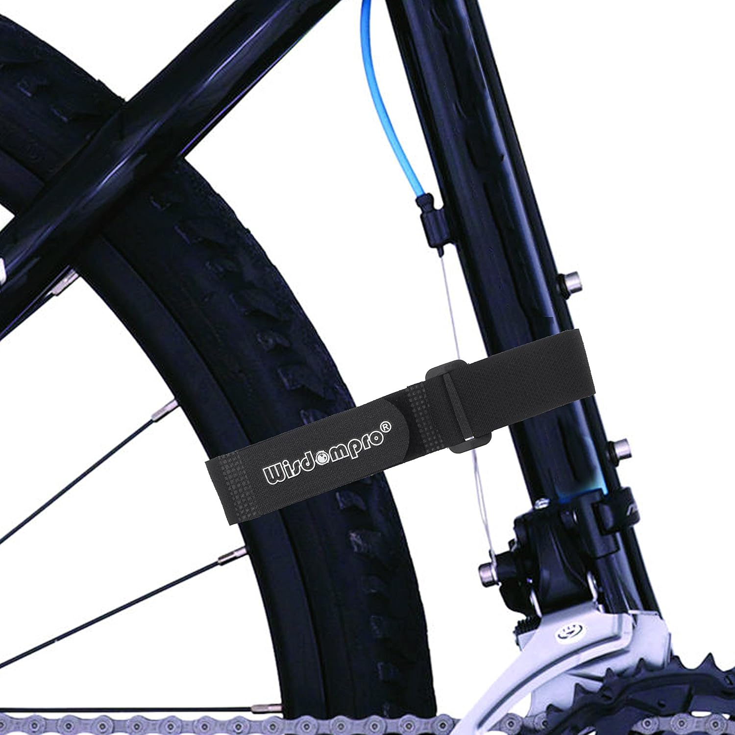 Wisdompro – Paquete de 12 correas de sujeción reutilizables con velcro de 1 x 18 pulgadas, reutilizables, duraderas y funcionales para mantener tu