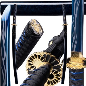 10451060 acero de alto carbono, Hademade templado por calor, hecho a mano, forjado a mano, samurái japonés, auténtico katana, espiga completa, 10451060 acero de alto carbono, Hademade templado por calor, hecho a mano, forjado a mano, samurái japonés, auténtico katana, espiga completa,