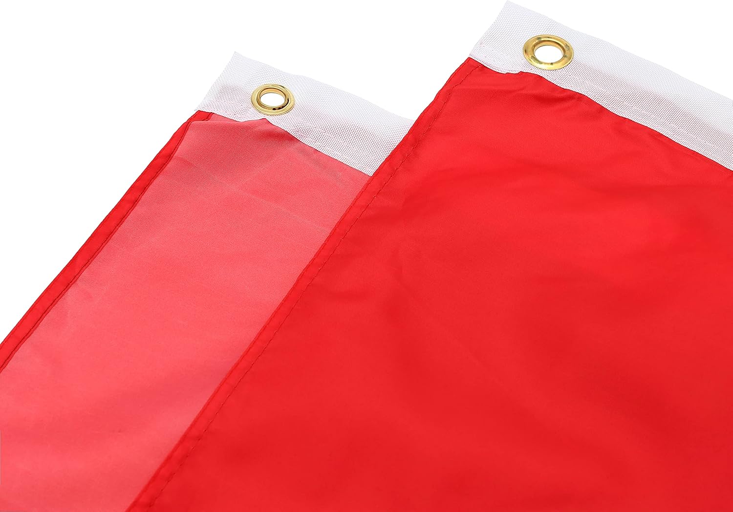 Bandera de abanico plisada haitiana de Haití de 3 x 6 pies, 2 banderas de abanico plisadas para interiores y exteriores, decoración de porche