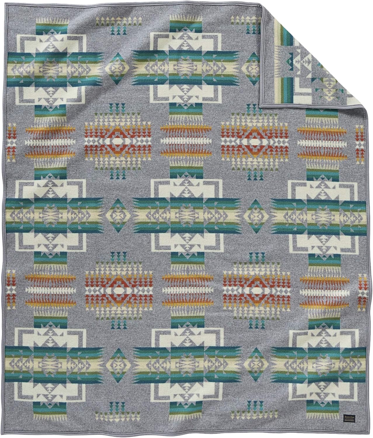 Pendleton Chief Joseph – Cobija de lana, Lana, gris, gemelo