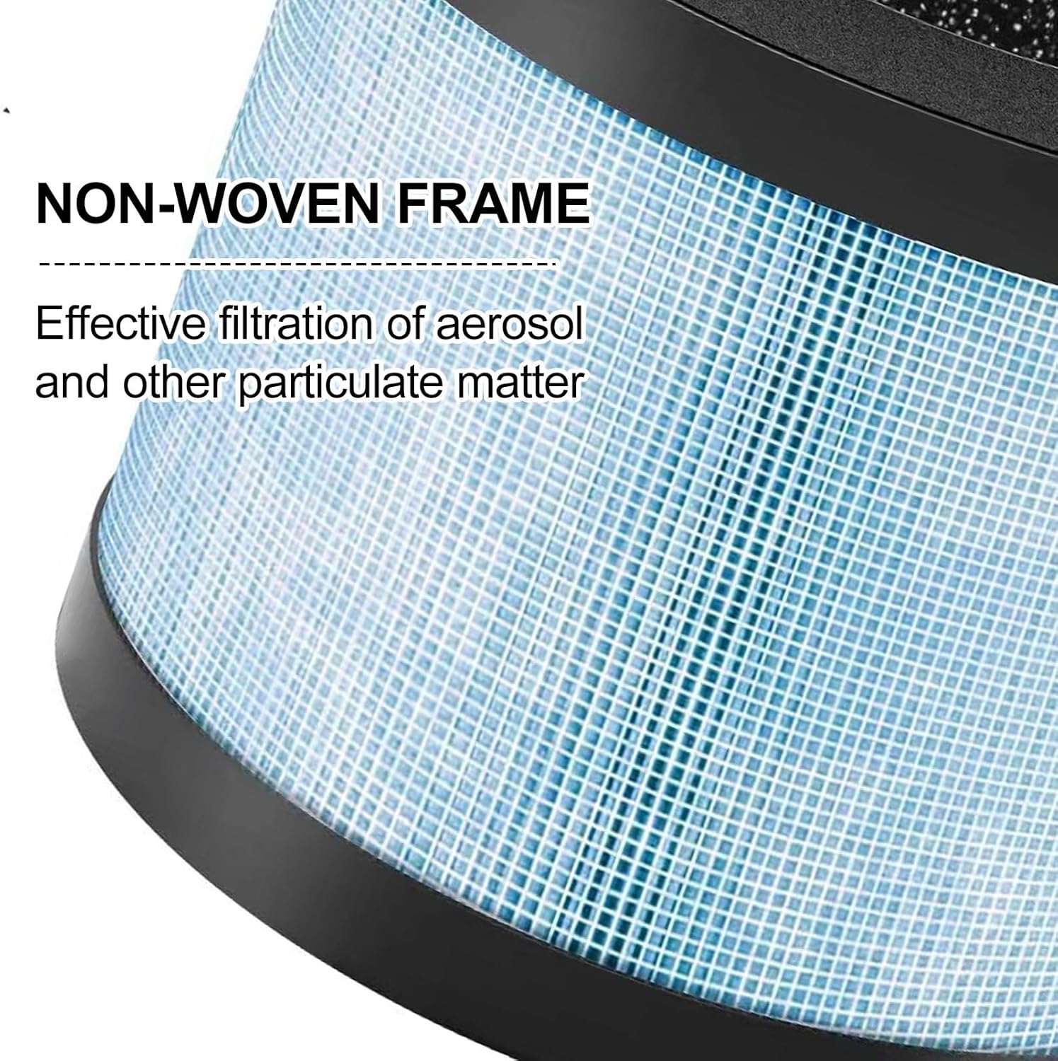 Paquete de 6 filtros de repuesto MK01 y MK06 H13 True HEPA compatibles con AROEVE MK01 MK06, Pomoron MJ001H, Kloudi DH-JH01, Intelabe EPI080 EP1080