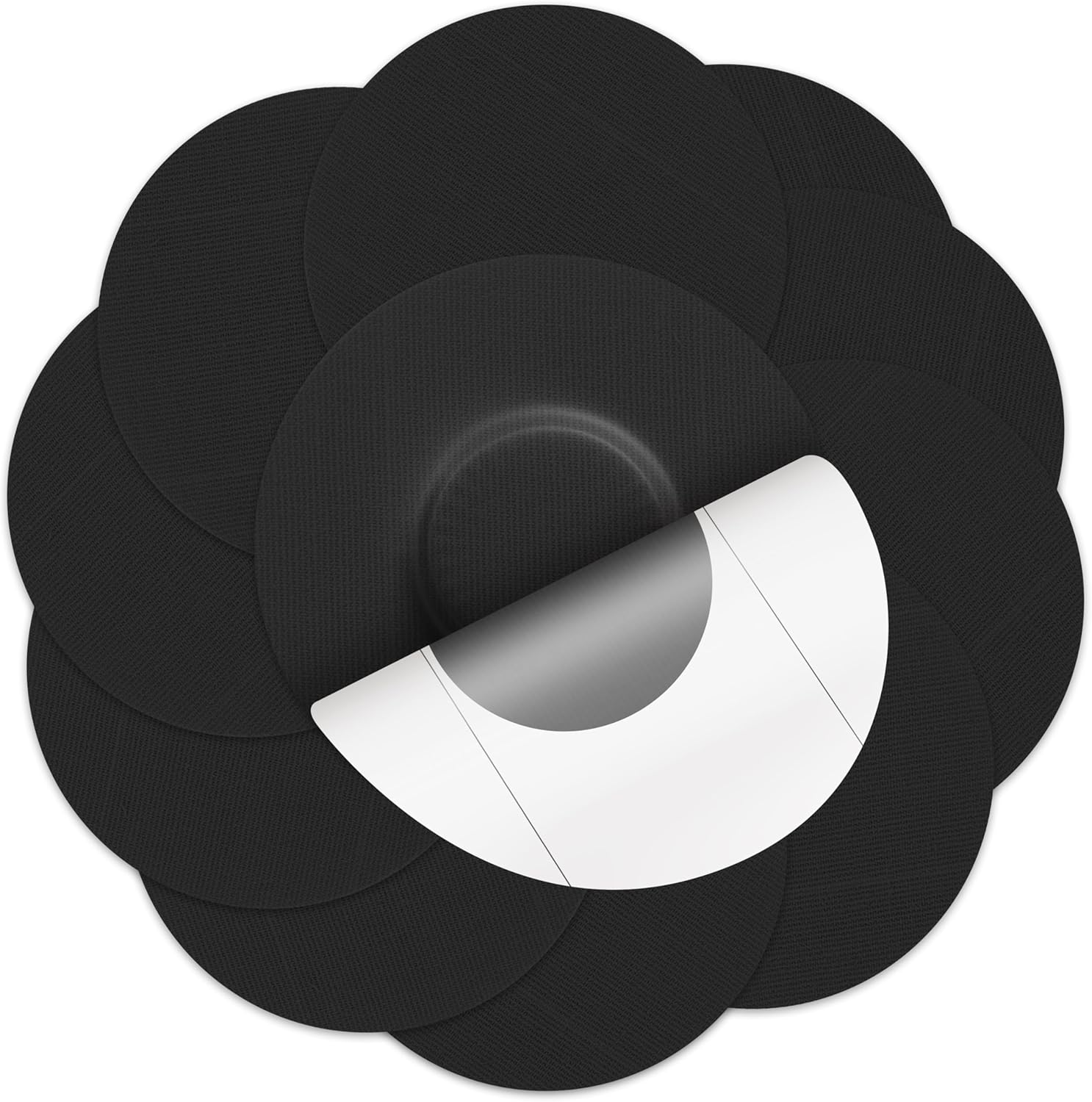 Cubierta de sensor Libre – Negro – 50pack