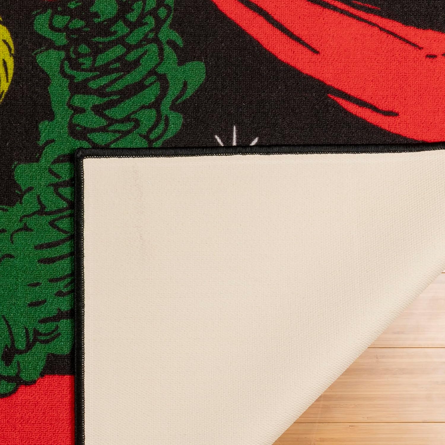 Gertmenian Alfombra infantil para sala de juegos y sala de juegos, alfombra infantil The Grinch, decoración del hogar para niños, alfombra ideal