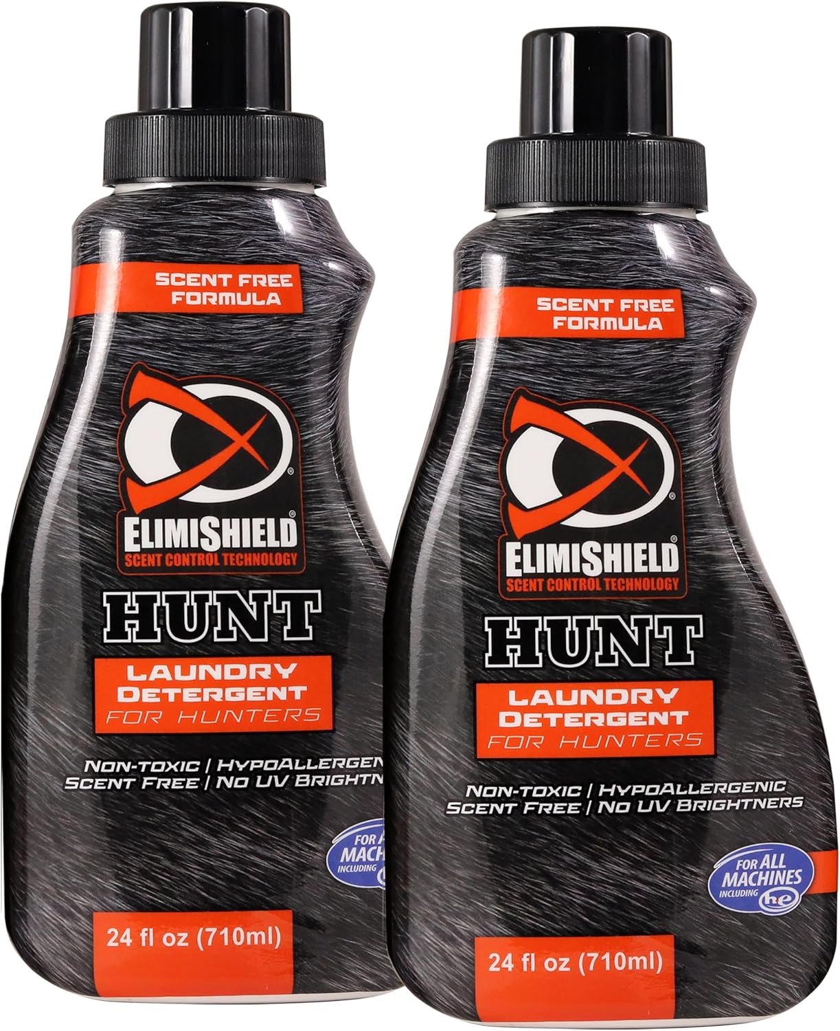 Hunter Safety Sistem – Detergente para ropa ElimiShield HUNT sin aroma, eliminador de olores para caza, 24 onzas, paquete de 2