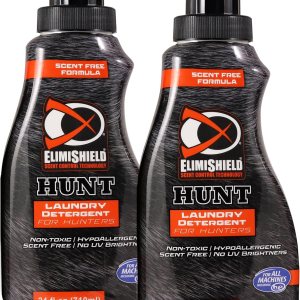 Hunter Safety Sistem – Detergente para ropa ElimiShield HUNT sin aroma, eliminador de olores para caza, 24 onzas, paquete de 2 Hunter Safety Sistem – Detergente para ropa ElimiShield HUNT sin aroma, eliminador de olores para caza, 24 onzas, paquete de 2