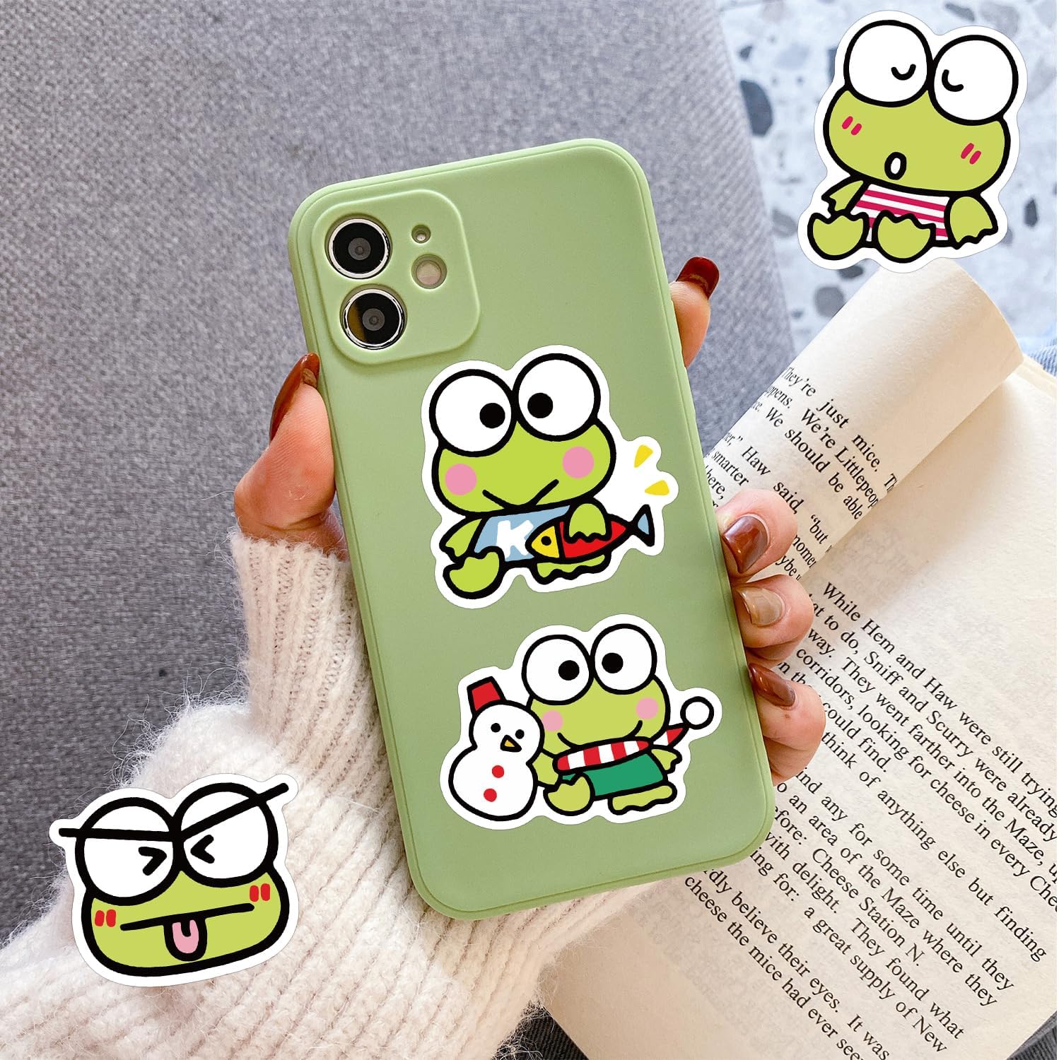 100 calcomanías de dibujos animados kawaii, calcomanías de vinilo impermeables para laptop, botellas de agua, patineta, guitarra, niños, niñas,