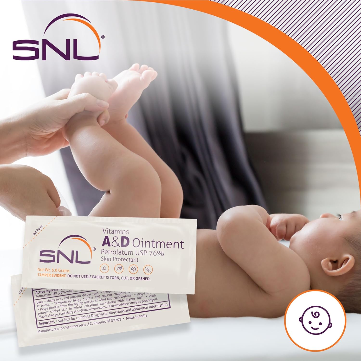 SNL Ungüento de vitaminas A y D de calidad para  Erupción del pañal de bebé  Quemaduras  Cuidado posterior del tatuaje  Cuidado de la piel  75