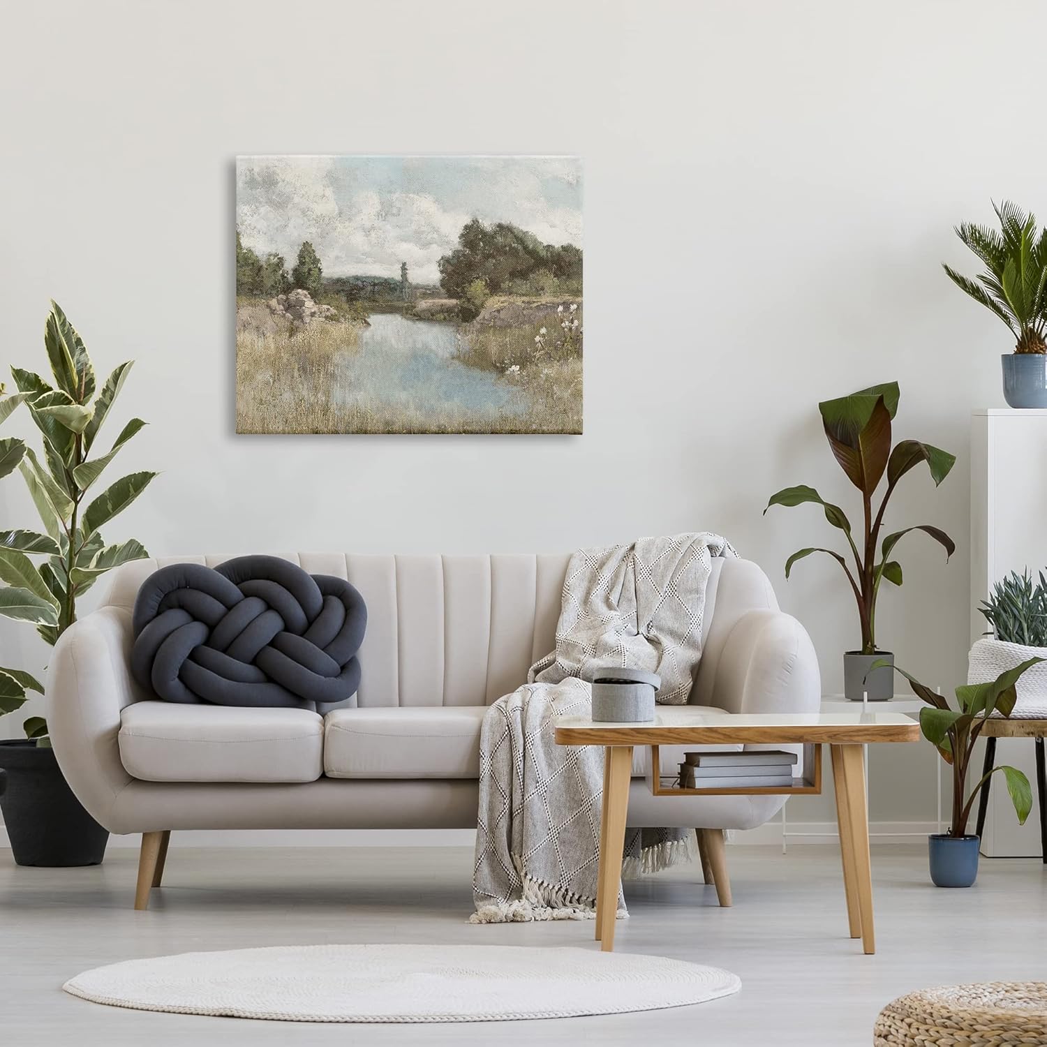 Stupell Industries Nature Stream Wilderness Creek – Lienzo decorativo para pared, diseño de Christy McKee