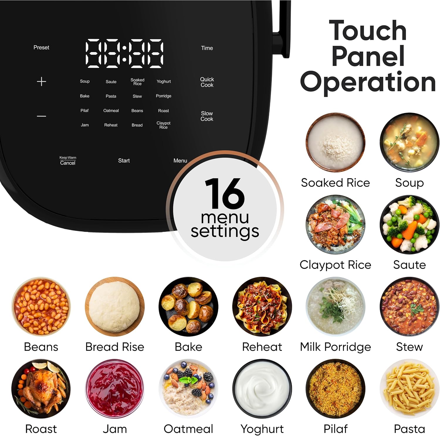 Tartle Kitchen IH103 – Olla arrocera y calentador de calor por inducción a presión, 6 tazas, estilo japonés, tecnología IH con vaporizador (1.5 L)