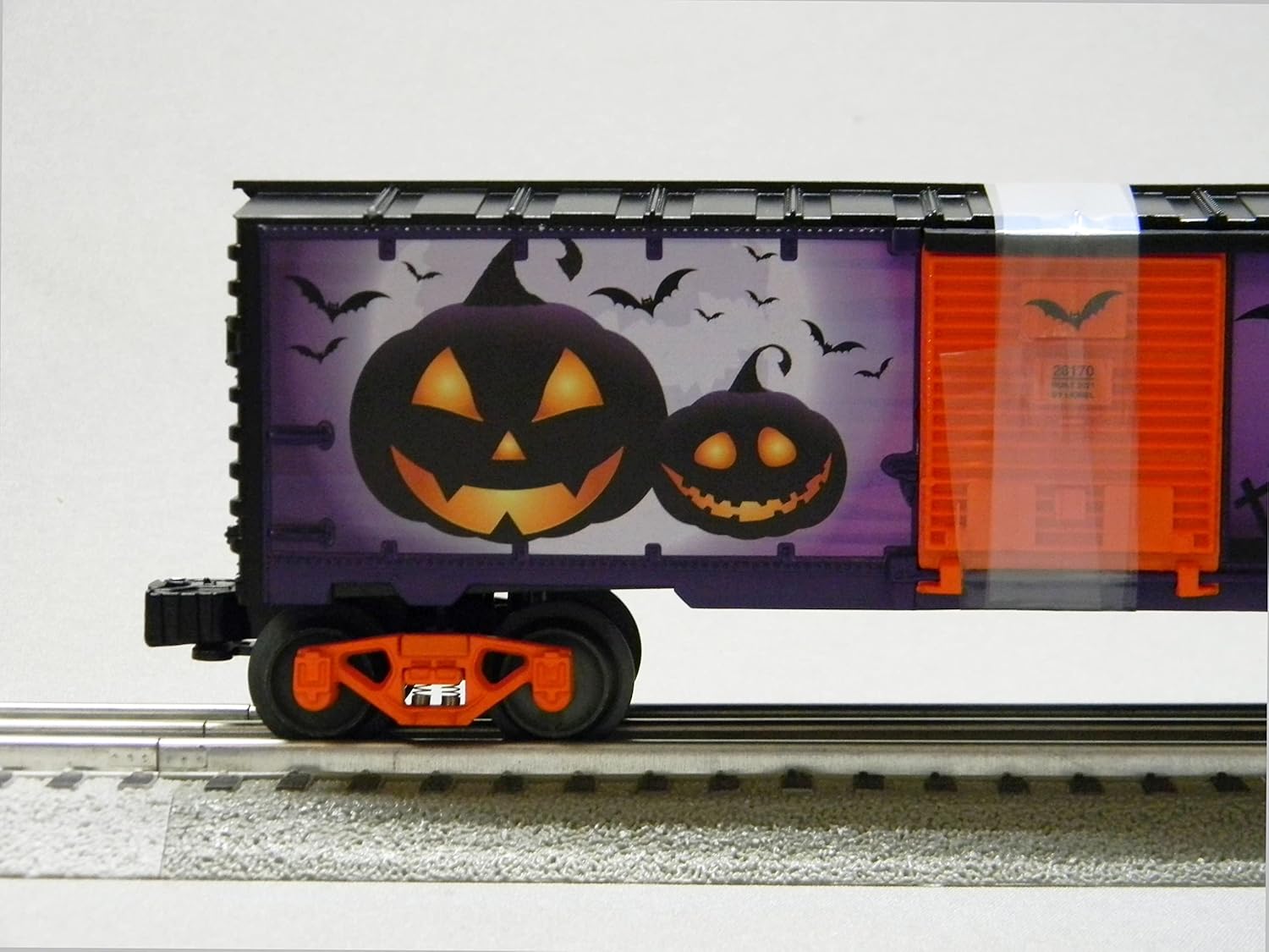 Lionel Auto de sonido de Halloween, funciona con batería de 9 voltios, 10.5 pulgadas (2128170)