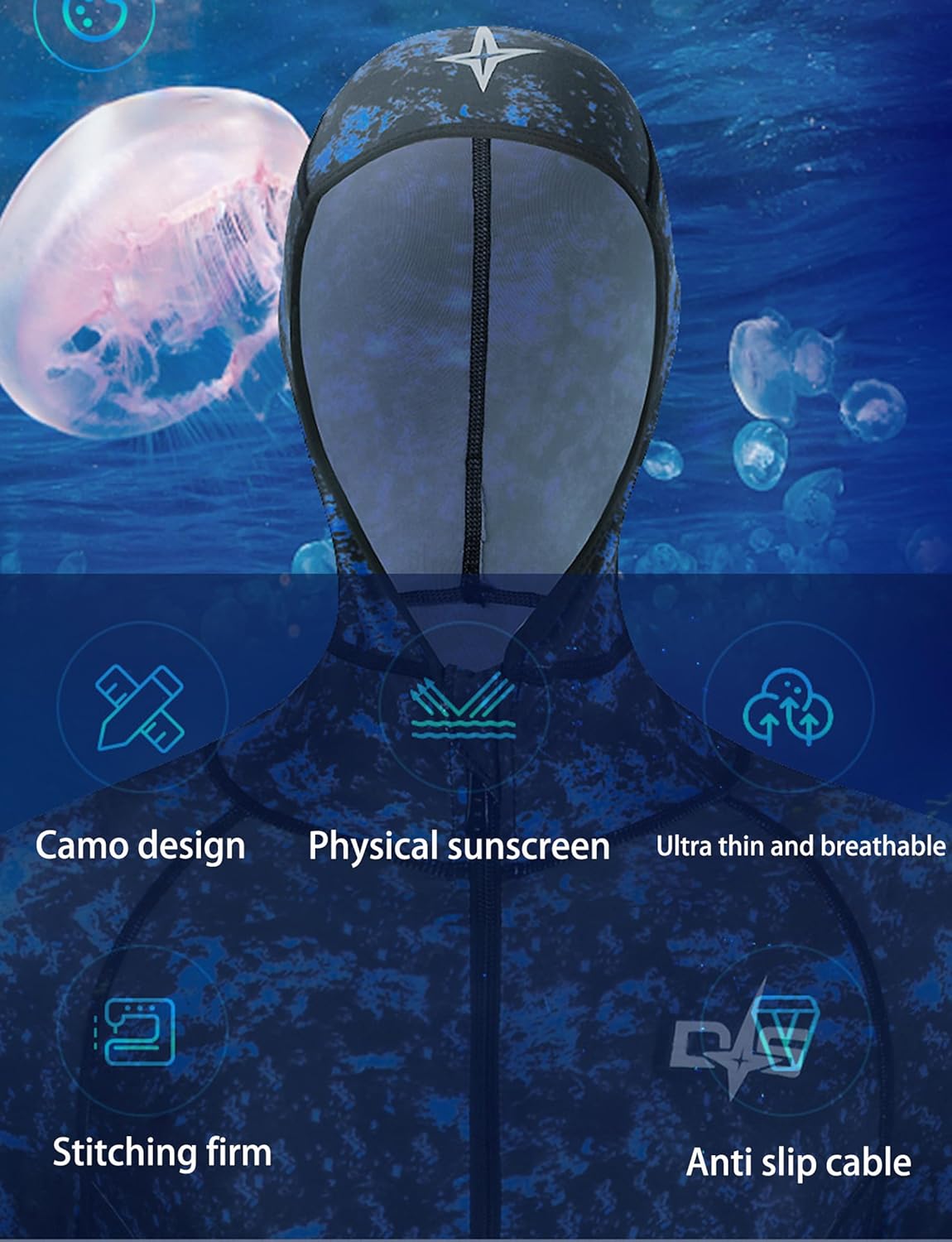 Traje de baño de licra de cuerpo completo para hombres y mujeres, traje de baño de manga larga, protección UV, surf, natación, buceo, esnórquel,