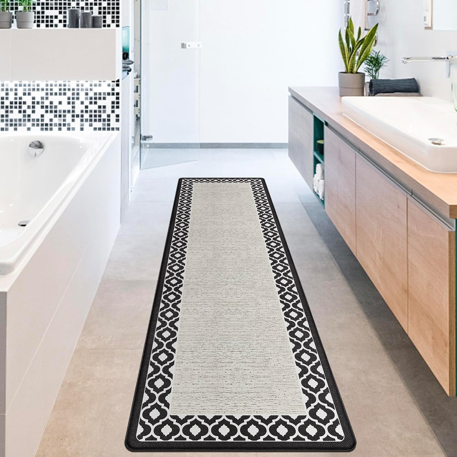 Alfombra de cocina antideslizante antideslizante para el suelo, alfombra de cocina acolchada para cocina, decoración del hogar, alfombrilla