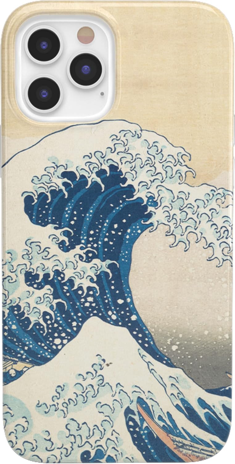 Casely Funda para teléfono compatible con iPhone 12 Pro Max  The Great Wave  The Met Museum Case para funda compatible con iPhone 12 Pro Max