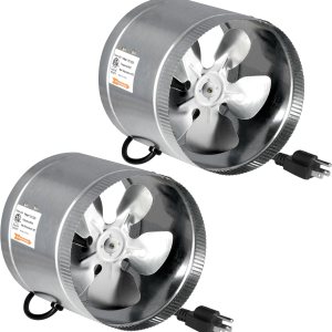 iPower Escape en línea de 8 pulgadas, 420 CFM, bajo nivel de ruido, para ventilación HVAC en tienda de cultivo, sótanos, baños y cocinas, ventilador iPower Escape en línea de 8 pulgadas, 420 CFM, bajo nivel de ruido, para ventilación HVAC en tienda de cultivo, sótanos, baños y cocinas, ventilador