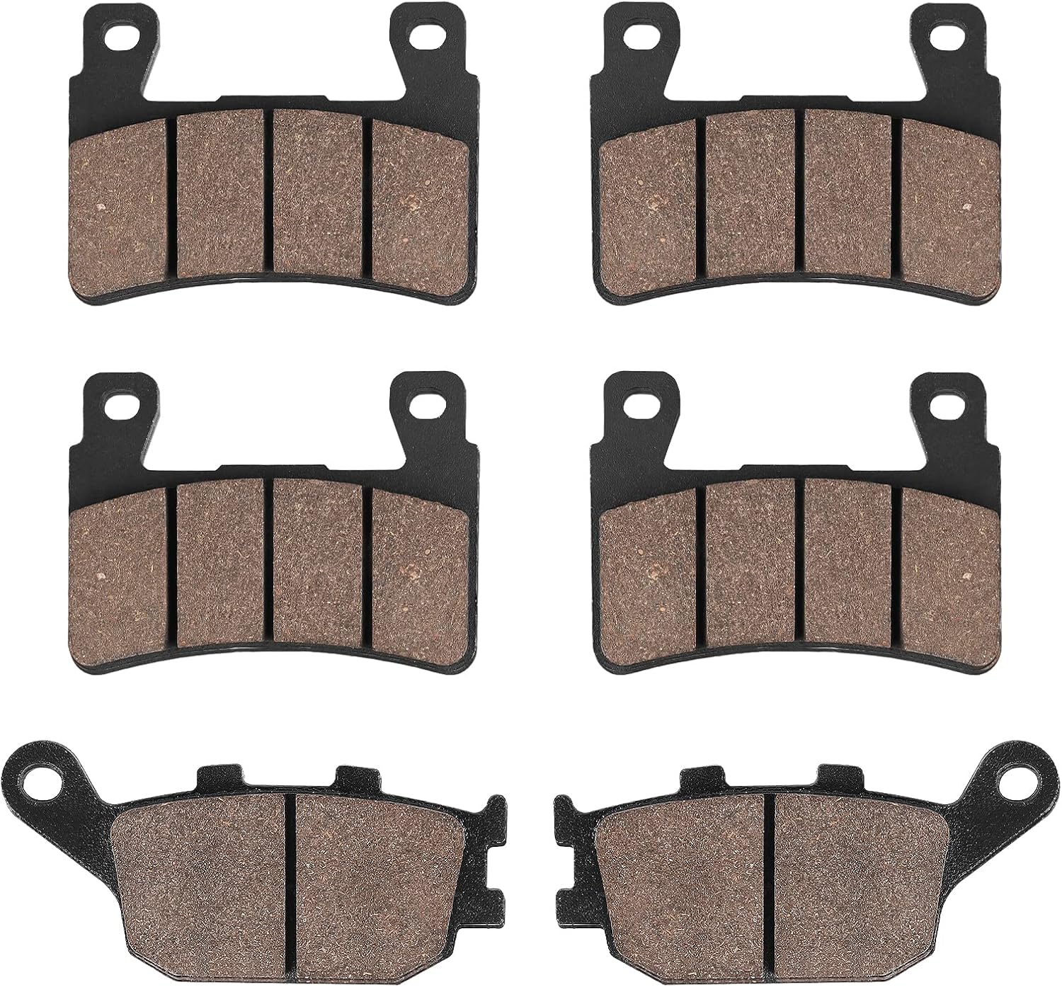 SOLLON Pastillas de freno delanteras y traseras para Honda CBR600 RR 2003-2004 CBR 600 F1 F2 F3 F4 F4i F5 F6 Sport 1999-2007 CBR900RR Fireblade