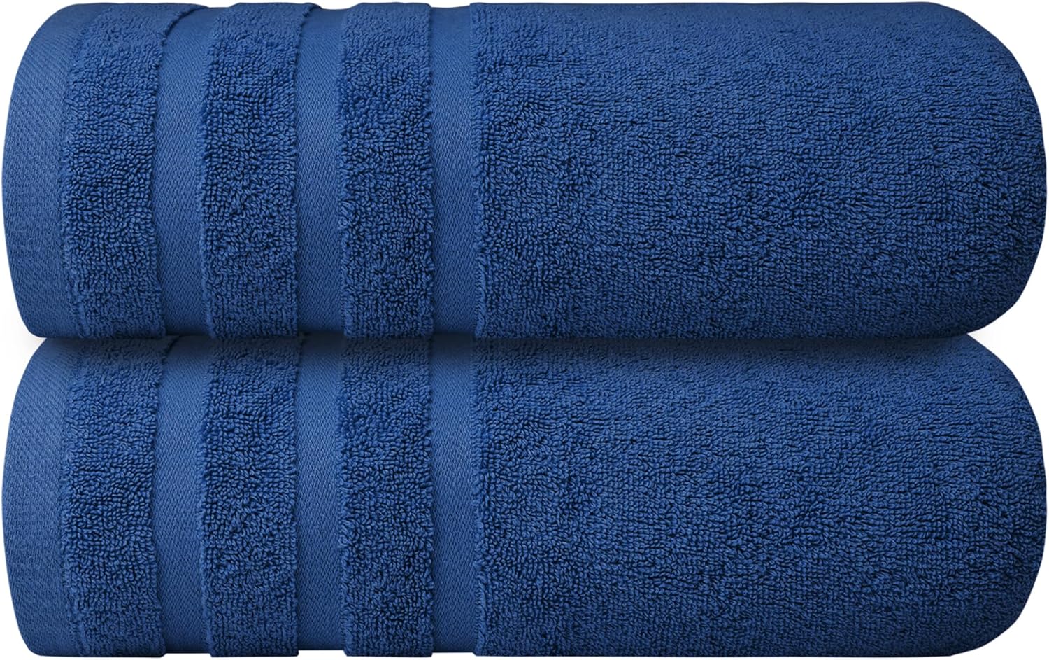 Infinitee Xclusives Juego de toallas de baño de algodón de 2 a 27 x 54 pulgadas, suaves, absorbentes, de secado rápido, duraderas, toallas de baño
