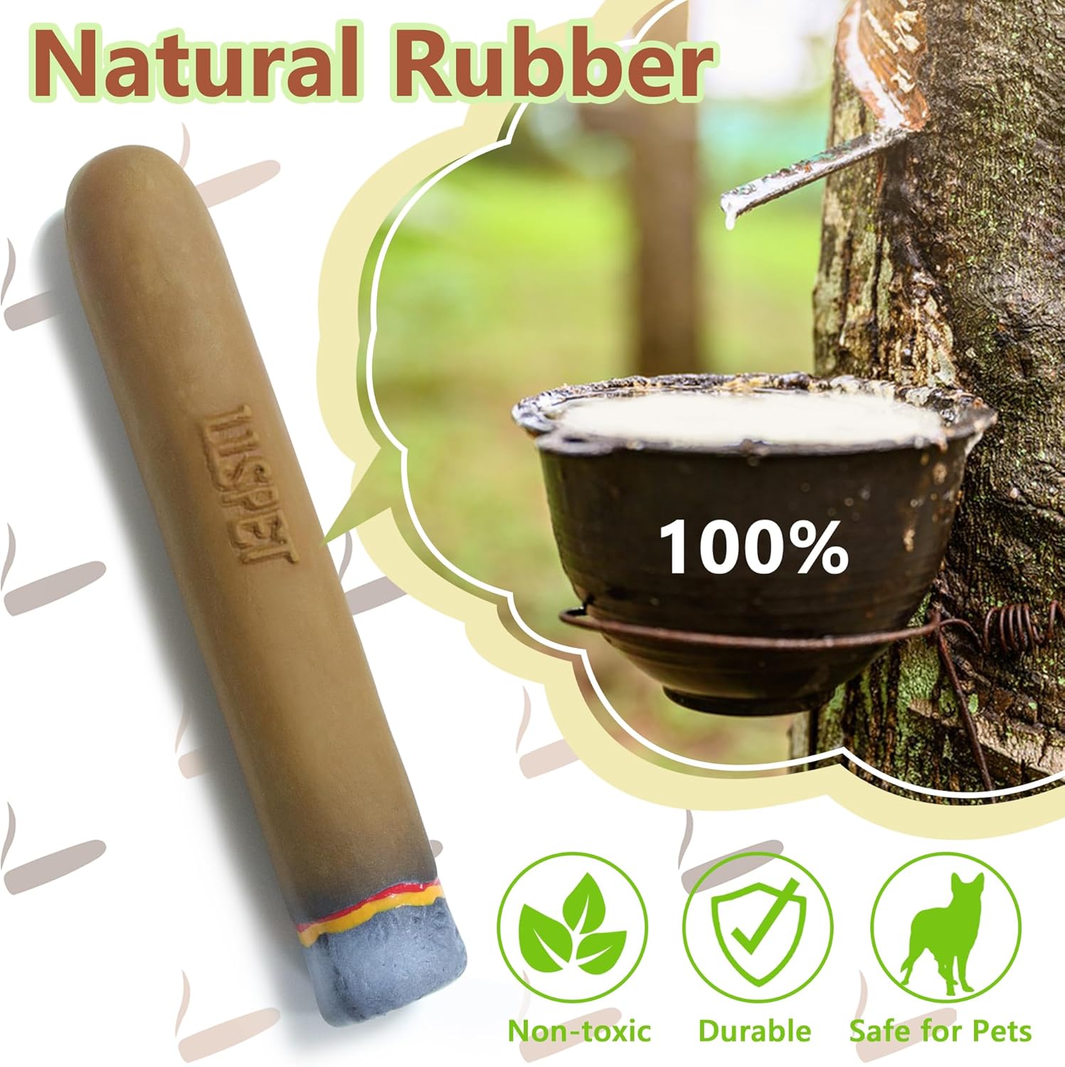 LLSPET Juguetes chirriantes de cigarros, juguetes interactivos de látex para perros, divertidos juguetes para masticar cigarros, para dentición de